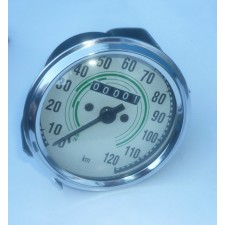 MECHANICAL SPEEDOMETER - 120KM - (OLD VERSION - FIRST TYPE KYVACKA)  - (MADE IN SLOVAKIA)